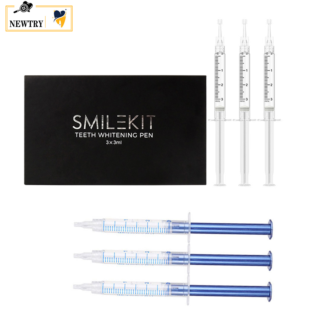 Teeth Whitening With Hydrogen Peroxide - Gel de Blanchiment des Dents avec