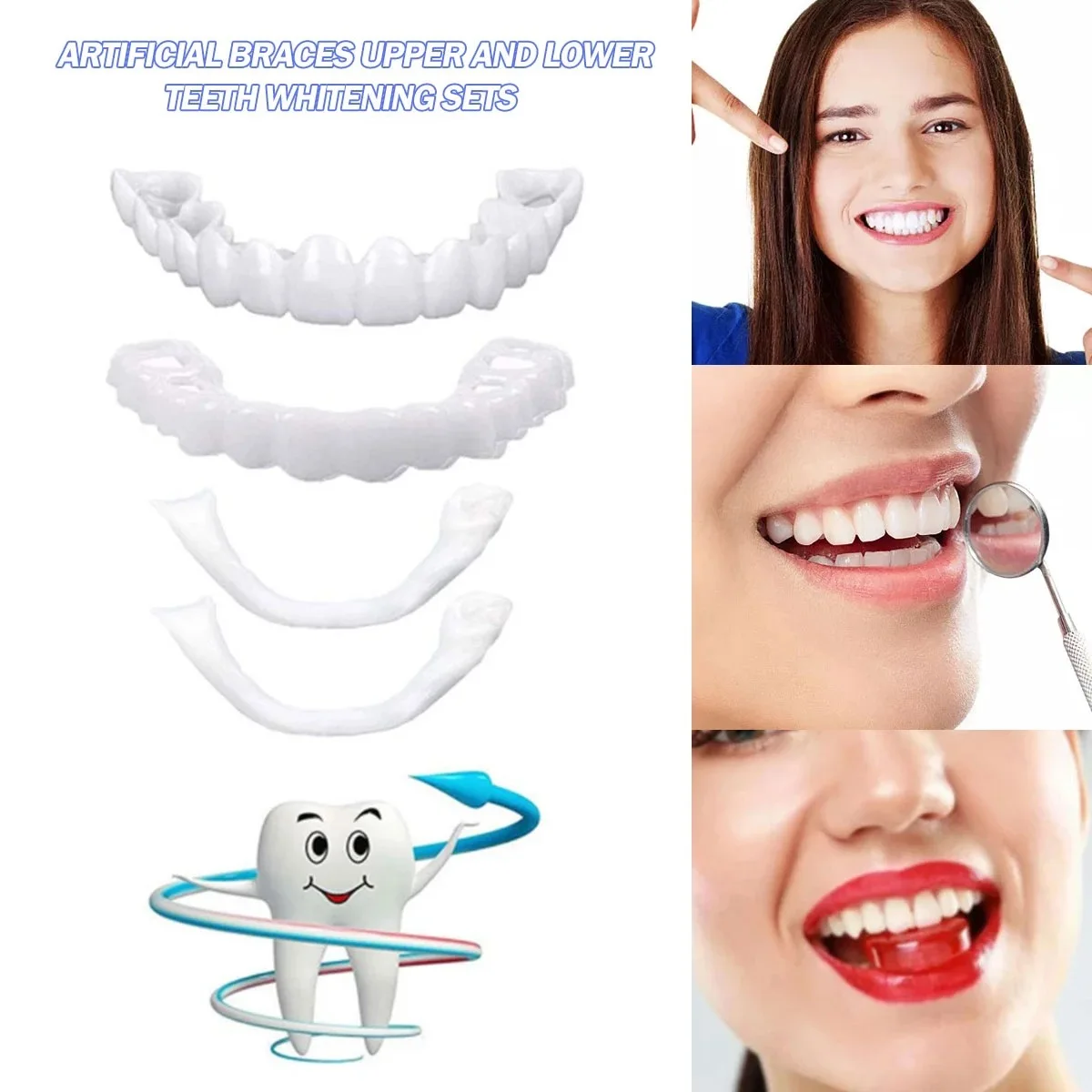 Teeth Whitening Veneers - Veneers dentaires blanchissants, prothèses dentaires, appareils