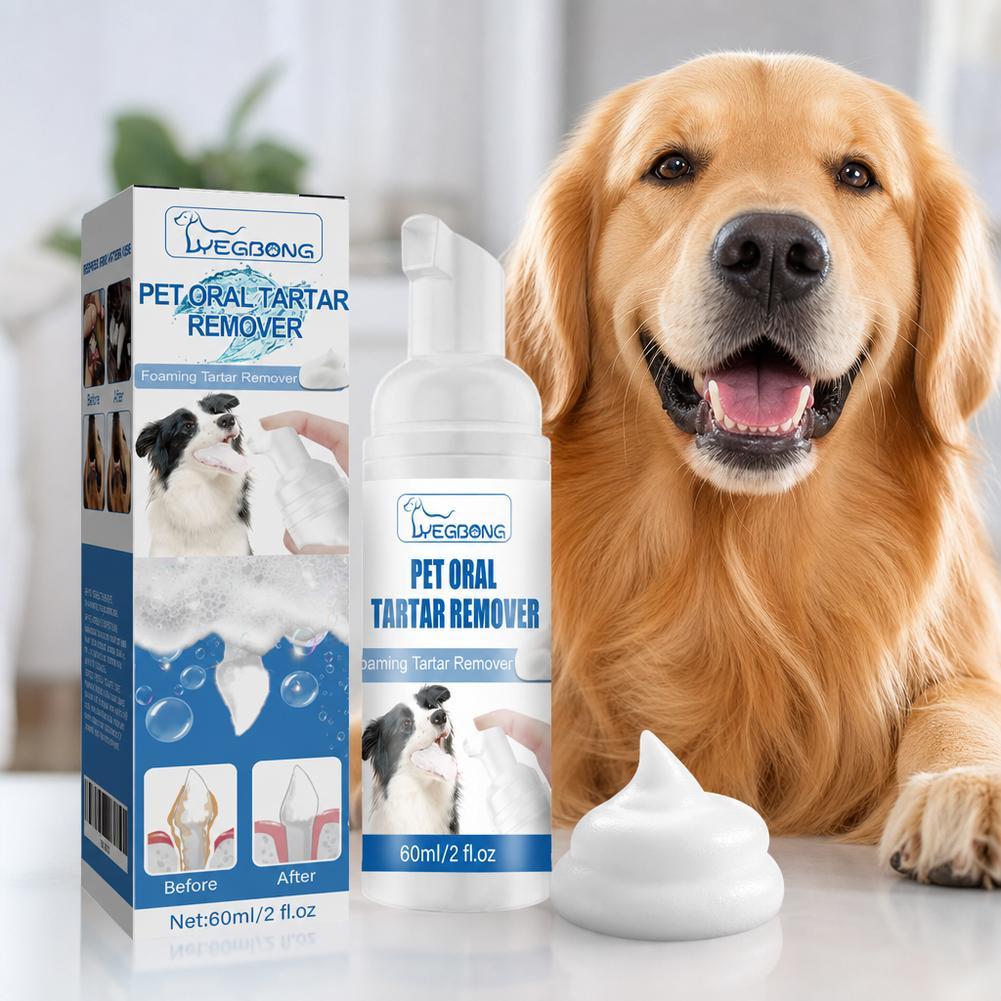 Teeth Whitening Foam - Nettoyant buccal moussant pour animaux de