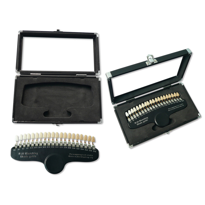 Teeth Whitening Dental - Nuancier dentaire professionnel de 20 couleurs,