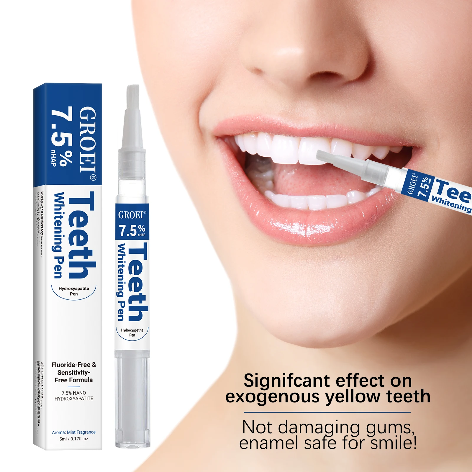 Stylo de blanchiment des dents - Teeth Whitening With Hydrogen Peroxide avis et prix