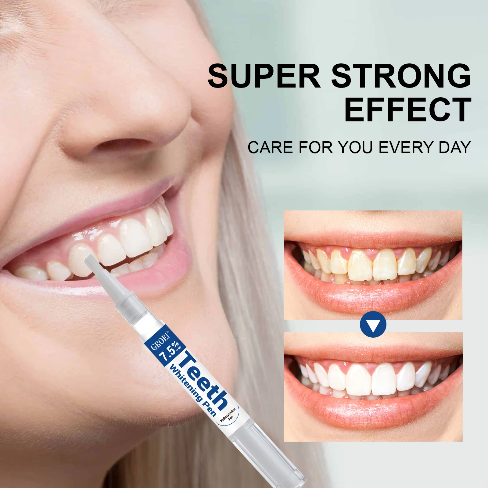 Stylo de blanchiment des dents - Teeth Whitening With Hydrogen Peroxide avis et prix