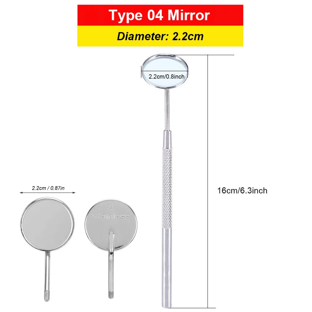 Miroir buccal en acier inoxyda - Teeth Whitening Lab avis et prix