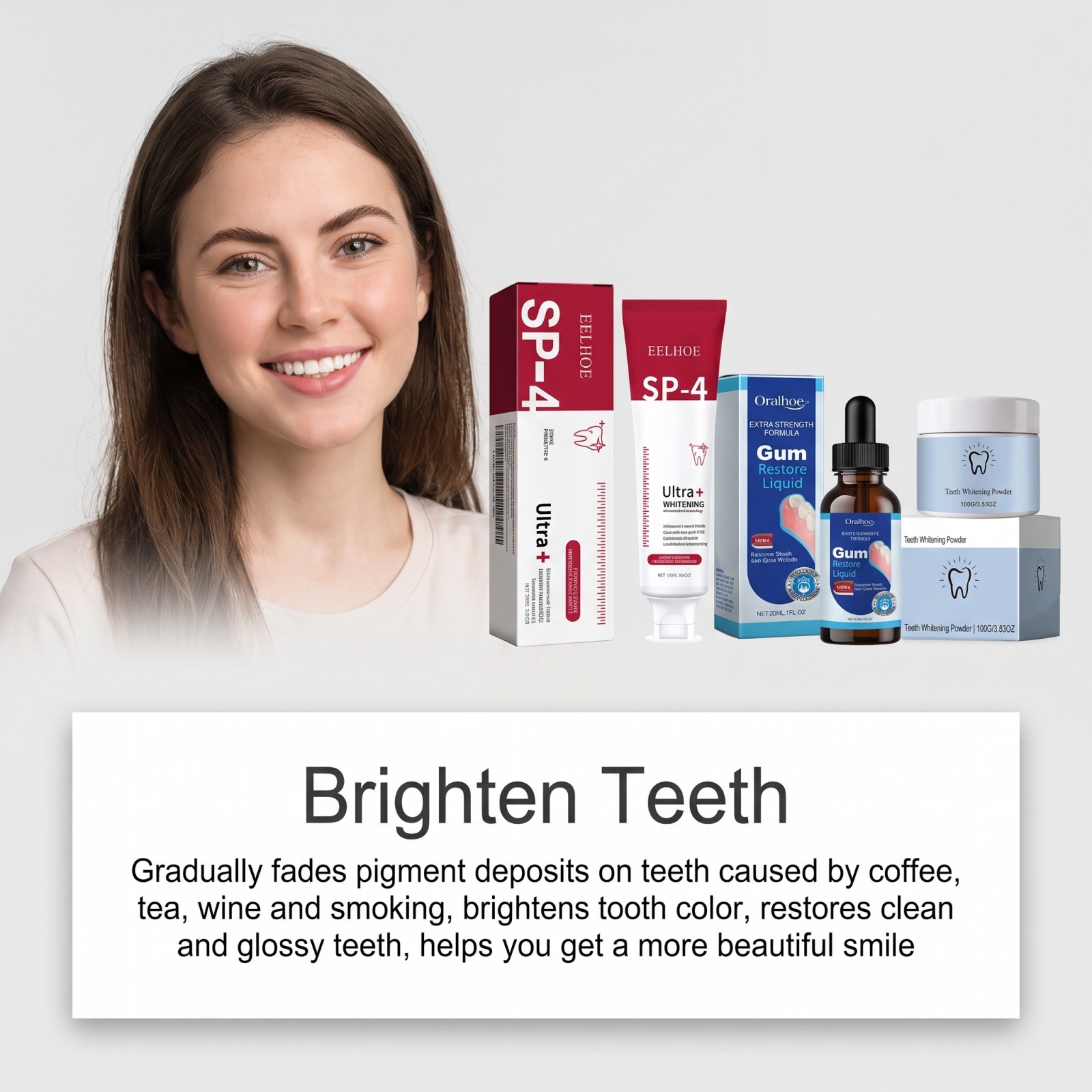 Kit de Soins Bucco-Dentaires C - Teeth Whitening With Hydrogen Peroxide avis et prix