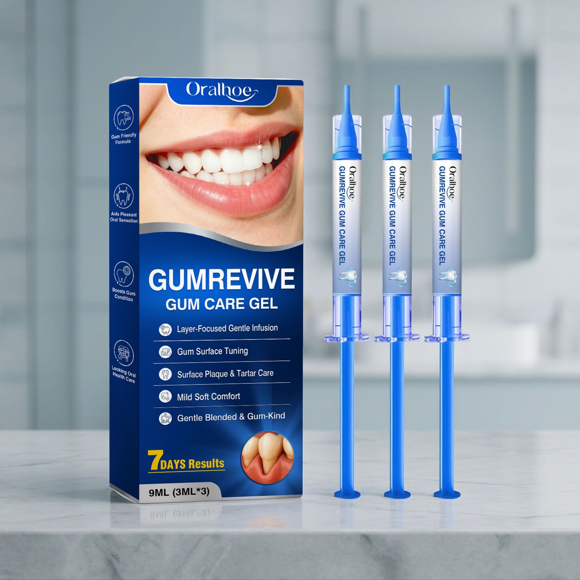 Kit de 3 seringues de gel Oral - Teeth Whitening Home Kit avis et prix