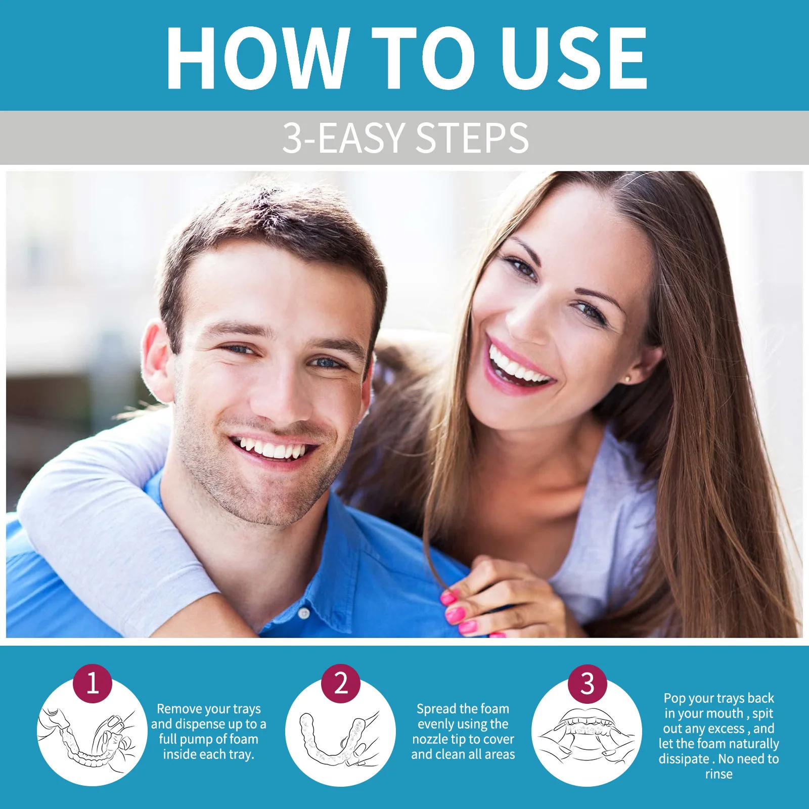 Aligneur de prothèses dentaire - Teeth Whitening Foam avis et prix