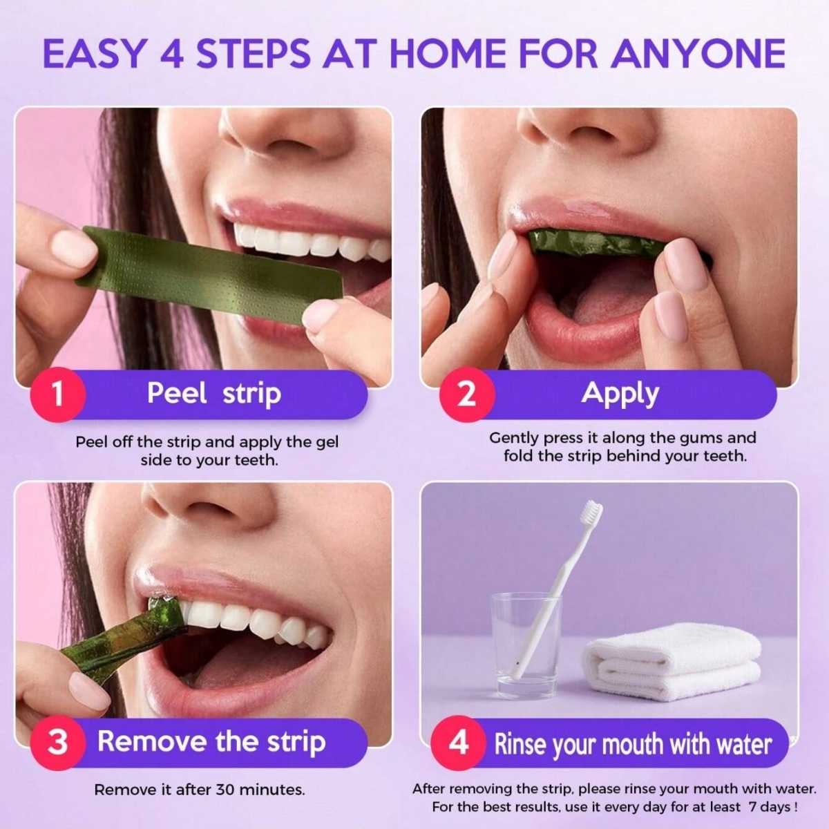 Autocollants de blanchiment de - Teeth Whitening With Hydrogen Peroxide avis et prix