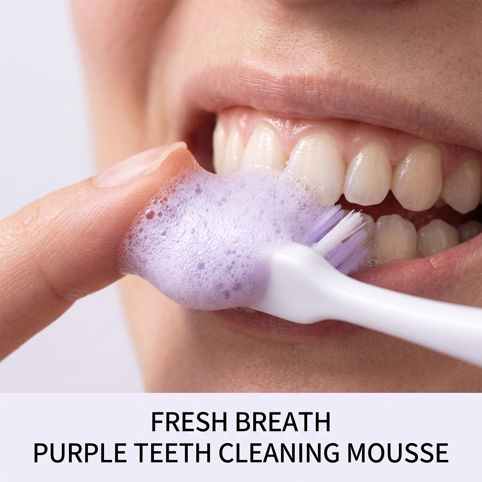 Mousse dentifrice violette bla - Teeth Whitening Foam avis et prix