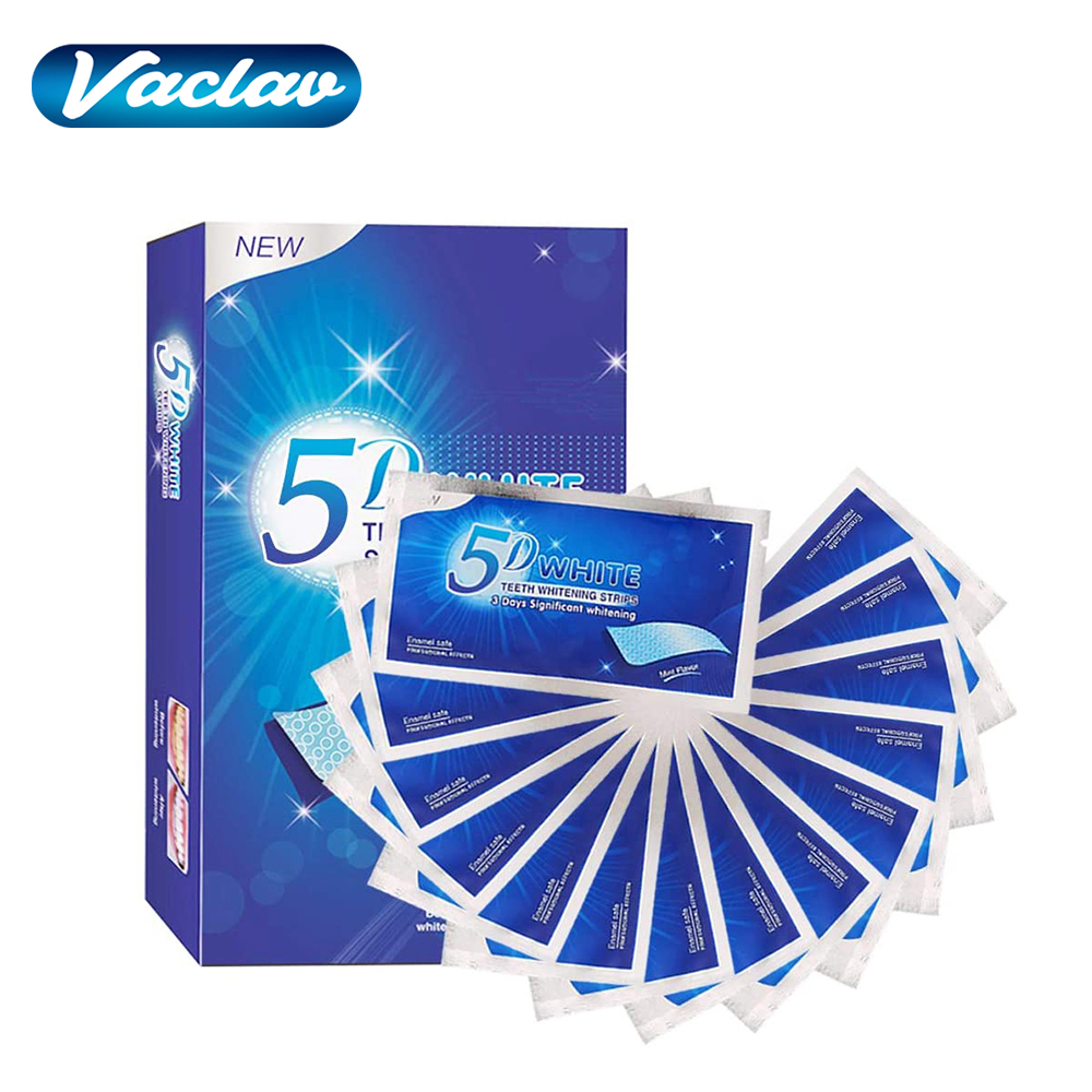 Bandelettes blanchissantes 5D  - Teeth Whitening Home Kit avis et prix